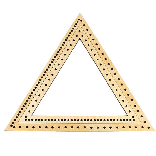 2Pcs Triangular Knitting Loom Weaving Tools