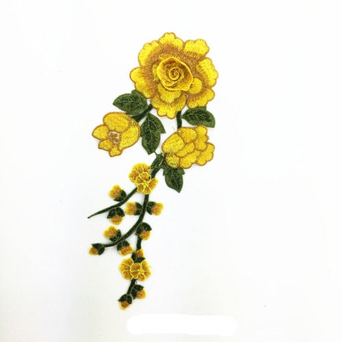 1 Pc 3D New Plum Blossom Flower Fabric Sticker