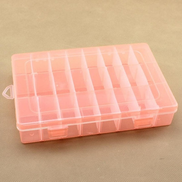 24 Compartment Storage Box Practical Adjustable Plastic Case