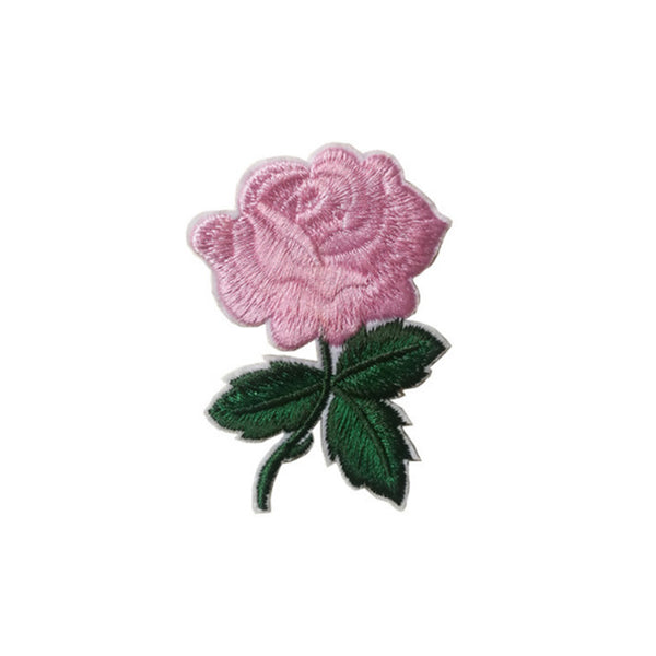 Cute Colorful Rose Applique Flowers Patch Embroidered