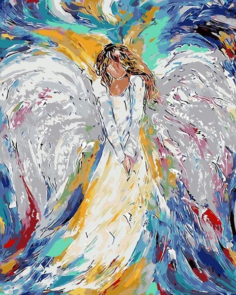 Color Angel Painting by Numbers