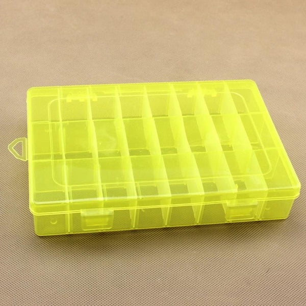 24 Compartment Storage Box Practical Adjustable Plastic Case
