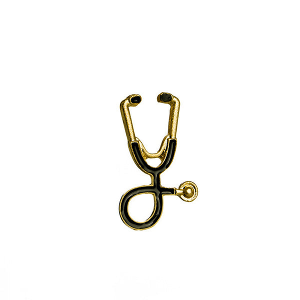 2 Style Brooches Doctor Nurse Stethoscope